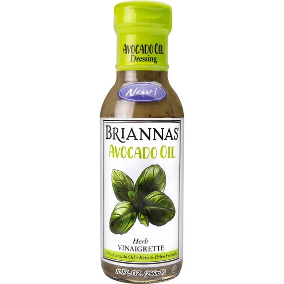 BRIANNAS Avocado Oil Herb Vinaigrette, 10 fl oz