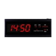 thumbnail image 2 of Reloj de pared LED digital grande, 12/24 tiempo tiempo de tiempo de tiempo de , calendario, , mes, fecha, año, temperatura interior, reloj escritorio, Fernando Reloj de pared digital, 2 of 8