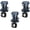 3Pcs-D, variant on Electric Tool Waist Hook, Self-Locking Tool Belt Holders for Drills and Hammers, Quick Draw Metal Waist Hanger, Drill Belt Clip for Carrying Multiple Hand Tools
