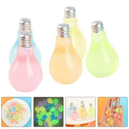 CATIEBYE Miniature House Accessories 10Pcs Tiny Resin Light Bulbs for Dollhouse Decor and Creative Craft Ideas