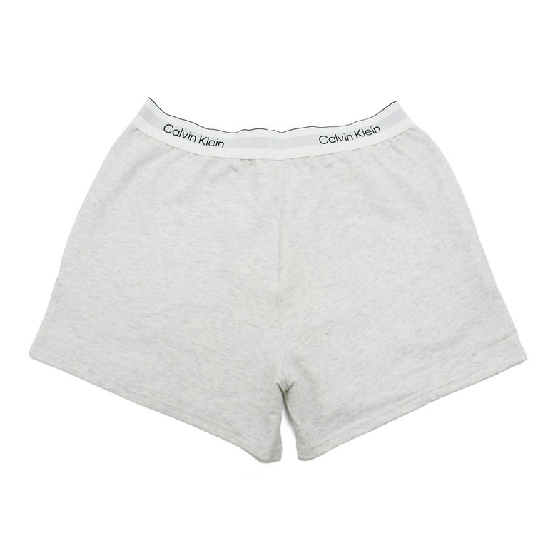 Calvin Klein Women\'s Modern Cotton Lounge Shorts, Snow Heather,XL - US