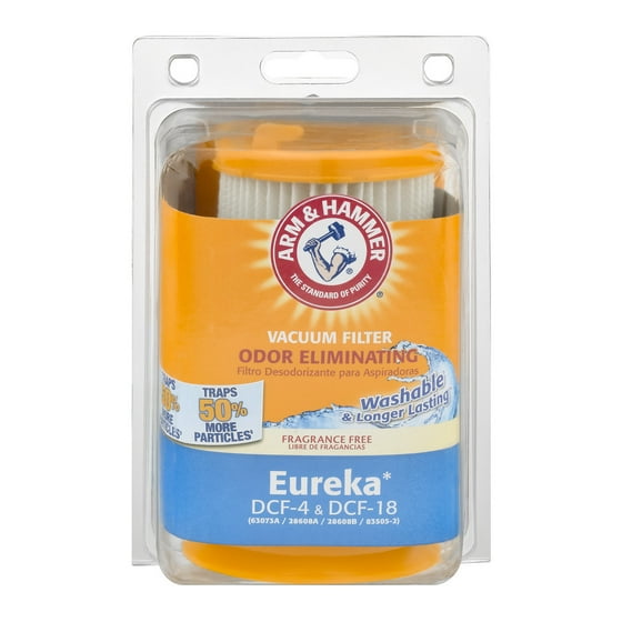 Arm & Hammer Odor Eliminating Vacuum Filter Eureka DCF-4 & DCF-18, 1.0 CT