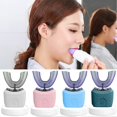 thumbnail image 2 of Adult U-Shaped Automatic Electric Toothbrush Waterproof Gentle Soft Silicone Bristles for Adults, 2 of 5