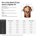 thumbnail image 5 of Logiee Satanic Skull Print Men's Button Down Shirts Short Sleeve, Summer Beach Shirts,Vacation Wedding Shirts,Men's Casual Button-Down Shirts with Pocket-Small, 5 of 5