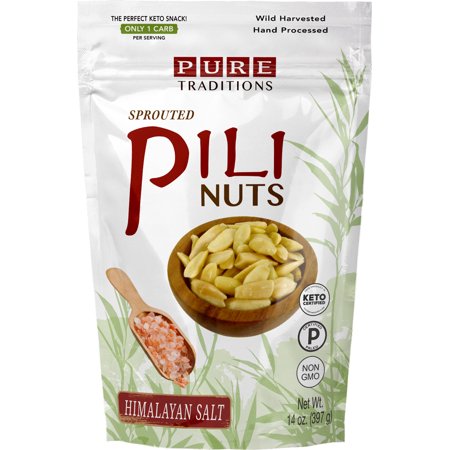 Sprouted Pili Nuts Himalayan Salt 14 oz