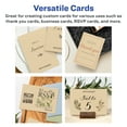 thumbnail image 3 of Avery Printable Postcards, 3.5" x 5", Kraft Brown, 40ct, 3 of 8