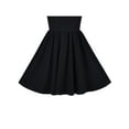 thumbnail image 4 of Robe Fille Noire Vintage Dentelle Dos Ouvert École Manches Courtes Robe Évasée 8 Ans, 4 of 6