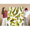 thumbnail image 2 of Yibo Pickle Blanket and Throw Cucumber Funny Food Blanket for Women Men Kids Adults Cozy Flannel Bed Blanket Home Couch Dorm Sofa Kids Size, 2 of 7