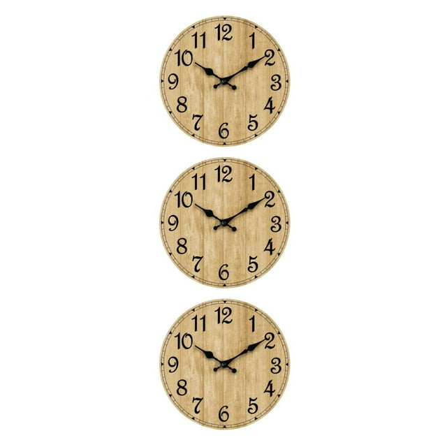 Baohd Decorative Wall Clock Durable Construction And Silent Operation Accurate As Shown type 4 3Set