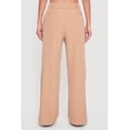 thumbnail image 5 of Women's Crepe Knit High Waisted Wide Leg Dress Pants, 5 of 5
