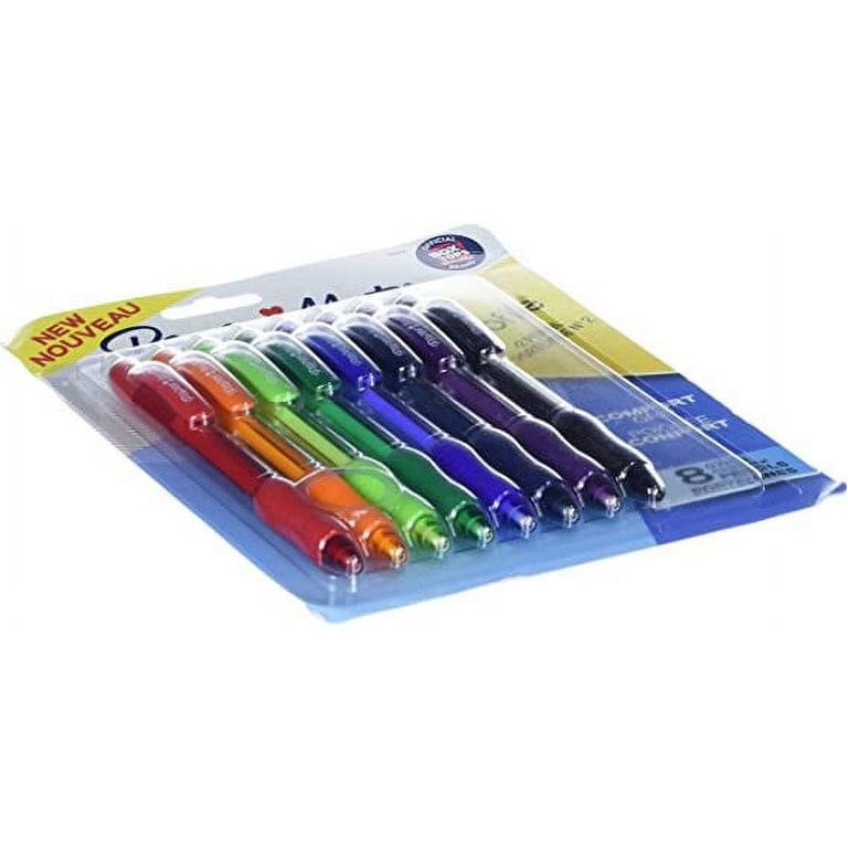 Paper Mate Profile Mechanical Pencils, 0.7 mm, HB (#2), Black Lead, Assorted Barrel Colors, 8/Pack