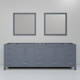 thumbnail image 3 of Lexora Home Jacques 84" Double Vanity with Mirrors in Dark Gray, 3 of 8