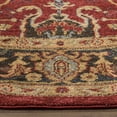 thumbnail image 3 of SAFAVIEH Mahal Trecia Oriental Area Rug, Natural/Navy, 3' x 3' Round, 3 of 8