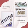 thumbnail image 5 of Calendario de Gatos Medievales Extraños Calendario de Gatos Medievales Extraños Divertidos 2025 Paseo de Gatos Papel de Calendario Medieval Extraño, 5 of 5