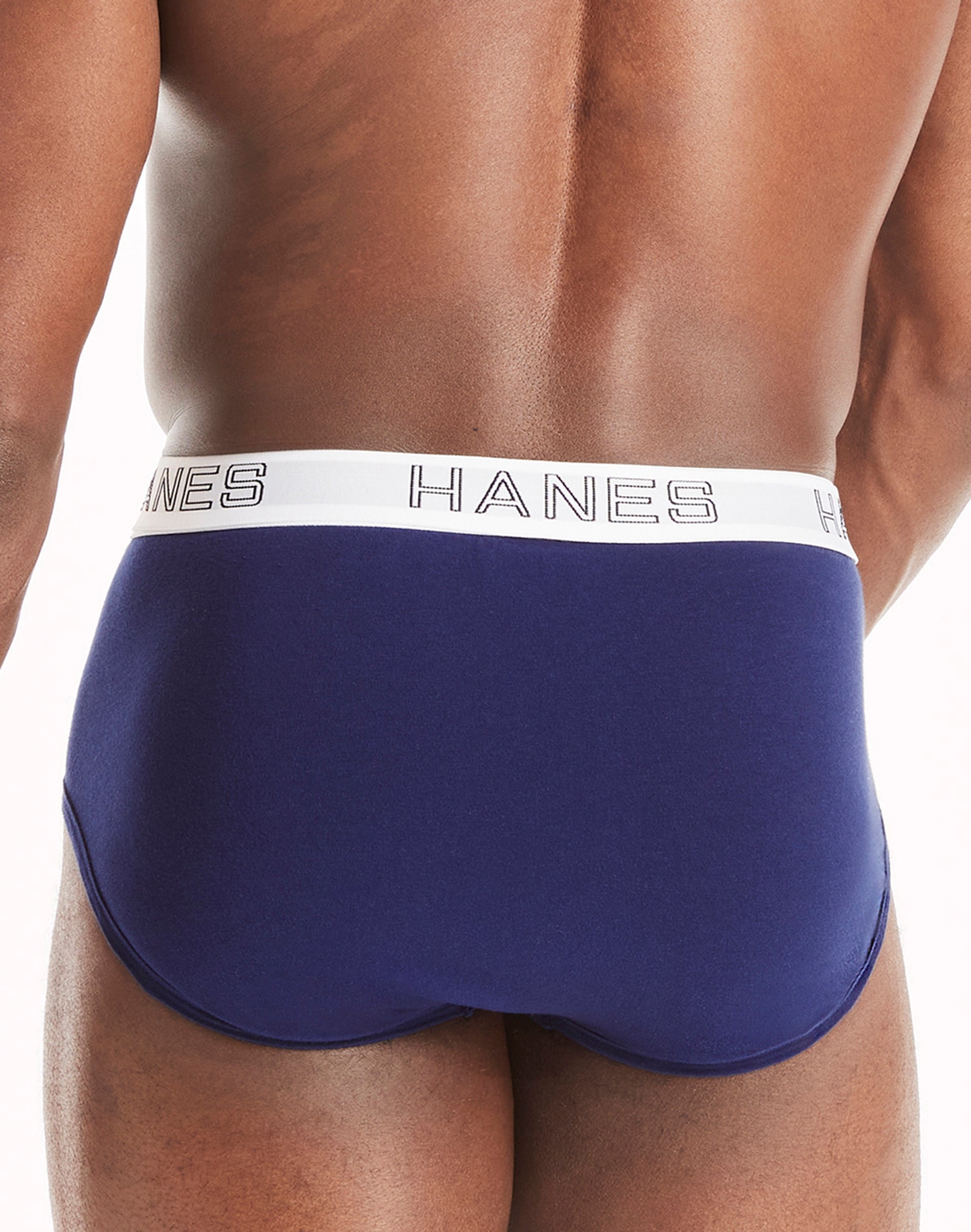 Hanes Ultimate Men's Stretch Cotton Brief Underwear, Moisture