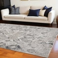 thumbnail image 4 of 7' X 10' Beige and Gray Abstract Distressed Area Rug, 4 of 11
