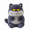 dark gray, variant on Funny Cat Stuffed Animal Doll - Fun Expressions Kitten Cat Plush Toy Pillow Cute Home Decor Gift