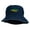 Denim, variant on Fly Fishing Embroidered Washed Cotton Bucket Hat - Navy OSFM