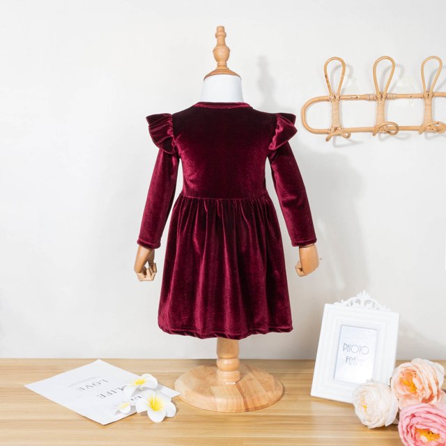 LOVZFMLL Robe Sans Manches Mignonne à Imprimé Cœur pour Enfants Filles