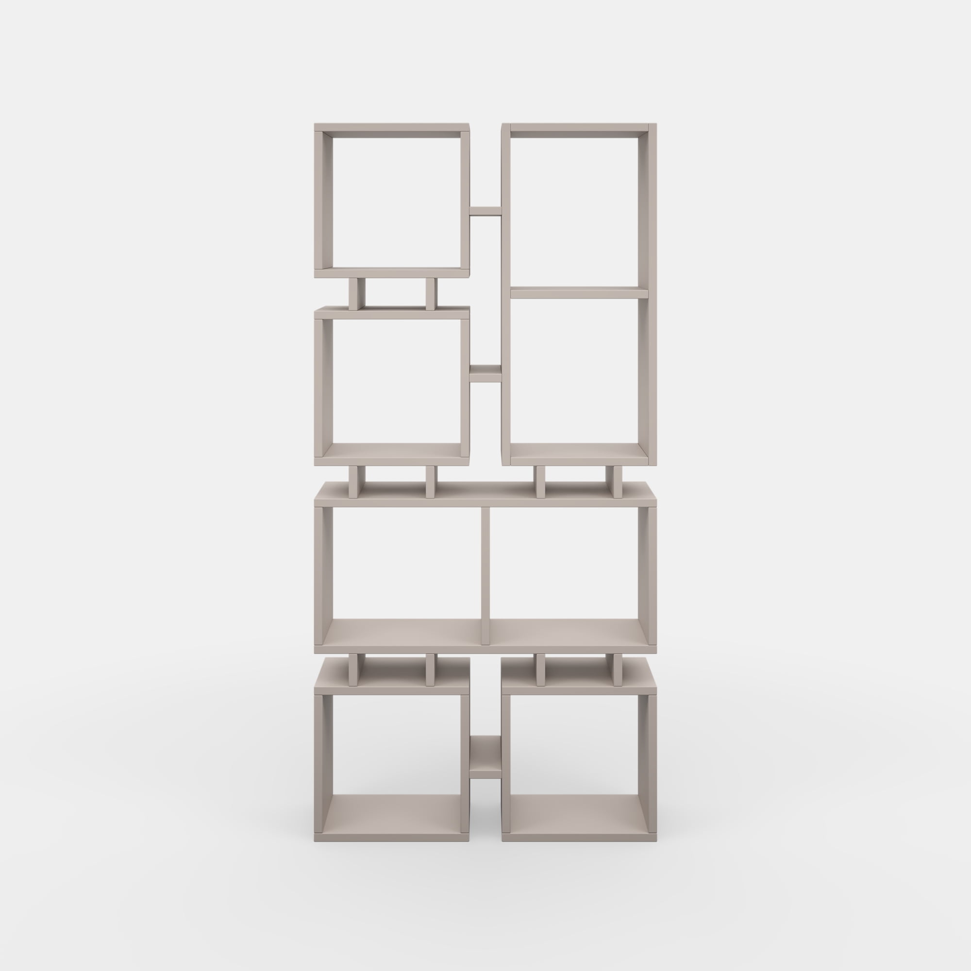 Ada Home Decor Furniture 4 Tier Open Shelf Light Mocha Bancroft Modern Bookcase