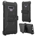 thumbnail image 3 of Samsung Galaxy Note 9 Phone Case Combo Hybrid Impact Armor Rugged TPU Dual Layer Hard Protective Cover Belt Clip Holster Case - Black, 3 of 5