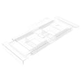 thumbnail image 2 of jinwen Fish Tank Storage Rack Easy to Install Practical Premium Tool Storage Holder Transparent, 2 of 9