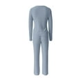 thumbnail image 5 of Women's Pajama Sets 2 Piece Sleepwear Lounge Set Long Sleeve Top & Matching Joggers, 5 of 6