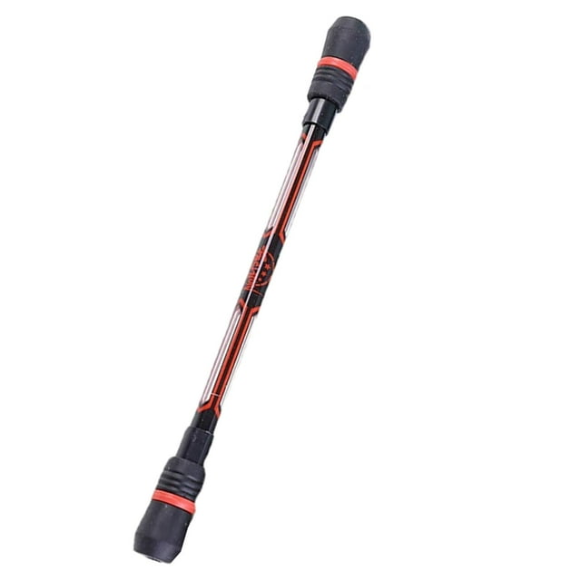 DOLITY Stylo Rotatif à Doigt Roulant, Stylo Rotatif Inscriptible, Stylo-Bille Moderne pour l'École Rouge