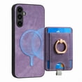 thumbnail image 2 of TECH CIRCLE 2 in 1 Detachable Magnetic Wallet Case For Galaxy A23 4G,360°Rotation Ring Holder Kickstand PU Leather Card Slots Shockproof Protective Cover for Samsung Galaxy A23 6.6" 2022,Purple, 2 of 9