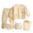 thumbnail image 4 of Bullpiano New Born Essential Babies Gift Set 5 Pieces - Baby Boy Stuff Pure Cotton Clothing Set - Casual New Born Baby Clothes Set | Newborn Boy Clothes, 4 of 6
