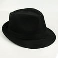 thumbnail image 3 of Anvazise England Hat Exquisite Unisex Large Panama Jazz Cap for Outdoor, 3 of 13