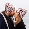 thumbnail image 5 of Lsque Ladybugs 2 Pattern Knitted Beanie, Unisex Winter Hat, Knit Hat Winter Beanies Thick Fisherman Beanies Cuffed Plain Skull Caps, 5 of 6