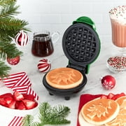 Dash Christmas Tree Electric Mini Waffle Maker, Non Stick