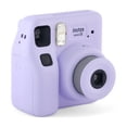thumbnail image 3 of Fujifilm instax Mini SE Instant Camera Bundle with Case, 10 Pack Film, Album, and Frame Stickers, Lavender (Value Bundle), 3 of 12
