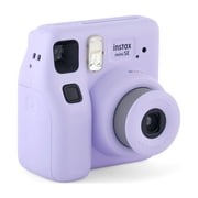 Fujifilm instax Mini SE Instant Camera Bundle with Case, 10 Pack Film, Album, and Frame Stickers, Lavender (Value Bundle)