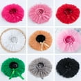 thumbnail image 5 of GYRATEDREAM Newborn Infant Girls Soft Fluffy Mesh Tutu Skirt with Diaper Cover Toddler Baby Soft Layered Tulle Dress Mini Skirt for 0 Month-2 Years, 5 of 6