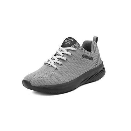 

Kesitin Unisex Walking Shoes Running Sneakers Sports Casual Sneaker Breathable Comfortable Athletic Shoe Work Lace Up Trainers Gray 11