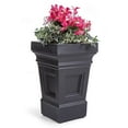 thumbnail image 1 of Step2 Atherton – Jardinière haute en plastique noir Onyx, pour intérieur et extérieur, 1 of 8