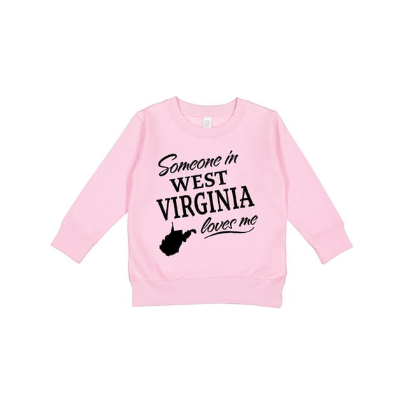 Inktastic Someone in West Virginia Loves Me Toddler Sweatshirt