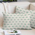 thumbnail image 2 of Nautical Sailboats Throw Pillow Cover 20 x 30 Inch Decorative Pillow Cover Sage Green Minimalist Beige Coastal Lumbar Pillowcase Seasonal Rectangle Cushion Case for Couch Sofa Bed Living Room, 2 of 9