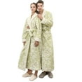 thumbnail image 4 of Lindreshi Robes for Women Fuzzy Unisex Winter Lengthened Coralline Plush Shawl Bathrobe Long Sleeved Robe Coat, 4 of 9
