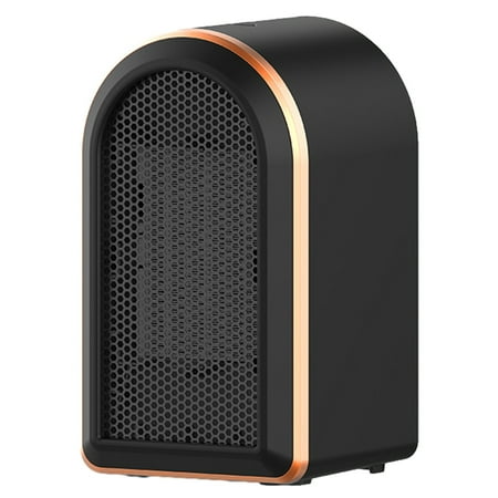 

Hgallory Household Heater Fan with 800/1200W 2-Gear Heating Settings Plug-in Small Heater for Home Office Indoor Portable with Thermostat Fall Winter Gift for Family 8.3 x4.7 x4.5 1PC Black