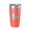 Coral, variant on Brantingham Lake Map Tumbler Travel Mug Insulated Laser Engraved Coffee Cup New York 20 oz Orange
