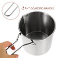 thumbnail image 4 of 1 Set Stainless Steel Fry Pot Deep Frying Pot Deepen Milk Pan Food Serving Tong, 4 of 6