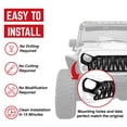 thumbnail image 5 of AMERICAN MODIFIED Shark Grille for 2007 to 2018 Jeep Models, White & Black, 5 of 13