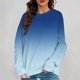 thumbnail image 3 of Gibobby Sudadera mujer Sudadera sin Botones Sudadera para Mujer(Azul celeste,CH), 3 of 4