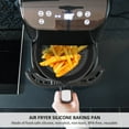 thumbnail image 2 of Friteuse à Air Chaud en Silicone Pot 2Pcs Résistant à la Chaleur Antiadhésive Friteuse à Air en Silicone Doublure Pliable pour Friteuse à Air Four Micro-Ondes, 2 of 10