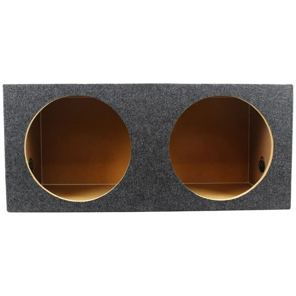 Rockville Subwoofer Box Enclosure For (2) 43CVR122 Kicker CompVR 12" Subwoofers