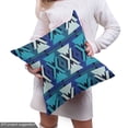 thumbnail image 5 of Ethnic Fabric by the Yard, Continuous Traditional Geometric Elements Print, Upholstery Fabric for Dining Chairs Home Decor Accents, Blue Multicolor by Ambesonne, 5 of 5