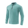 thumbnail image 4 of Raeneomay Long Sleeve Shirts for Men Sport Lightweight Breathable Solid Color Round Collar Long Sleeve Tops, 4 of 4